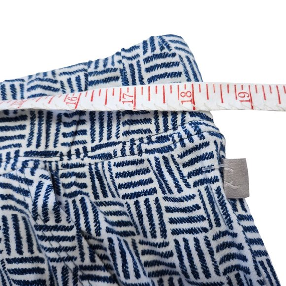 SLEEP by Cacique Blue & White Pajama Lounge Pants Jogger Hem w Lace Sz 18/20 - Picture 8 of 13